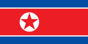 vlajka Severní Korea